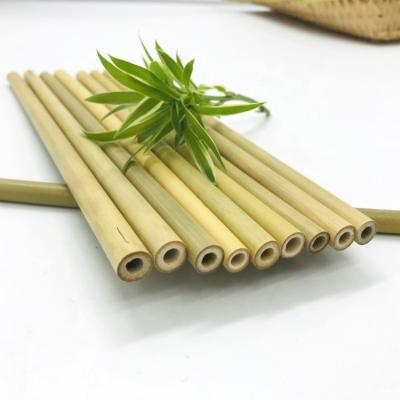 China Drinking Reusable Bamboo Straw 100% Natural Bamboo Lid Water Drinking Straw Factory Directly for sale