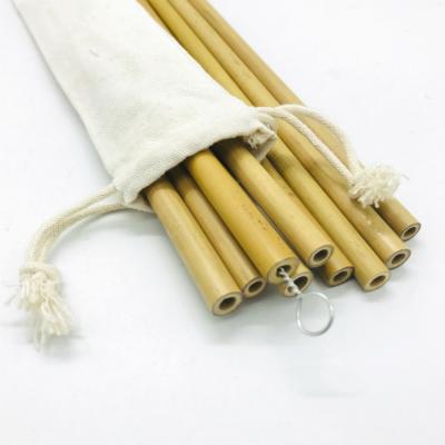 China Hot Selling Straw Factory Directly Sales Bamboo Eco Friendly Natural Bamboo Drinking Straw for sale