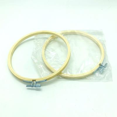 China Factory Wholesale Durable Round Hand Cross Stitch Frame Natural Bamboo Embroidery Hoop for sale