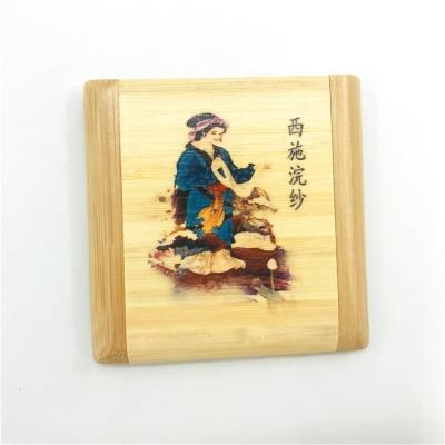 China Eco-friendly natural bamboo mirror for sale