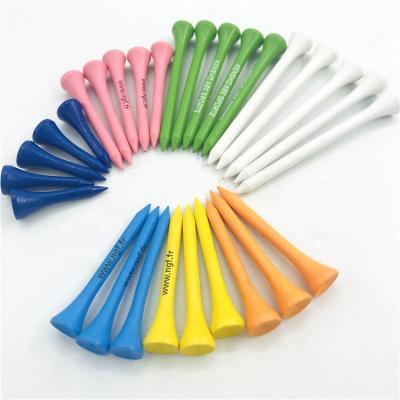 China New Custom Cheap Price Environmental Protection Colorful Golf Tees for sale