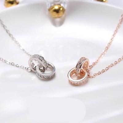 China Hot Mockup Jewelry Necklace Female S925 Sterling Silver Pendant Fashion Personality Customized Wholesale A213 for sale