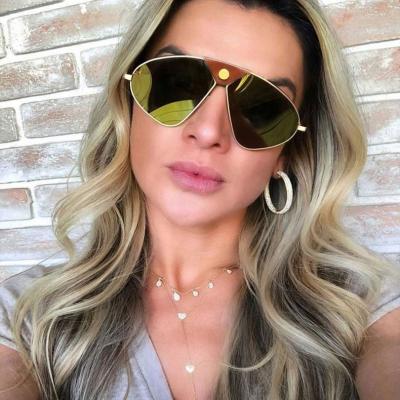 China Fashion Sunglasses 2022 Luxury Female Oversized Oval Sunglasses UV400 High Quality Women Driving Glass Men Polarized Sun Glasses for sale