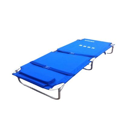 中国 Folding bed special for Whl-137 disaster relief portable bed disaster relief portable lightweight camouflage aluminum alloy blue outdoor foldi 販売のため