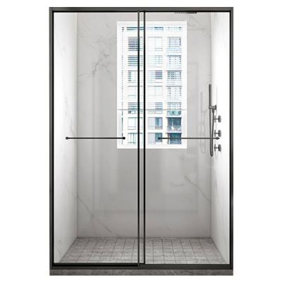 中国 Modern Same Narrow Frame Bathroom Full Shower Room Integral Glass Door For Bathroom Dry And Wet Separation 販売のため