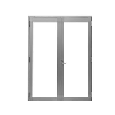 China Fire protection stainless steel fire doors and windows rate two way glass fire door for sale