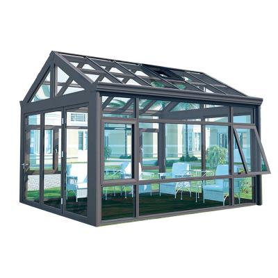 China Aluminum Alloy Sunroom Customization Chinese Style Sunroom Mute Heat Insulation Sealing Modern European Balcony Customized Wholesale for sale