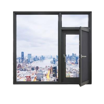 中国 Villa aluminum alloy folding thickened doors and windows sound insulation aluminum casement windows 販売のため