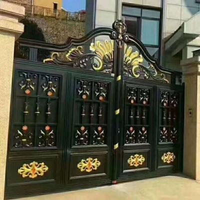 China EUROPEAN the beautiful and atmospheric aluminum door can be used as the electric door of the villa for sale