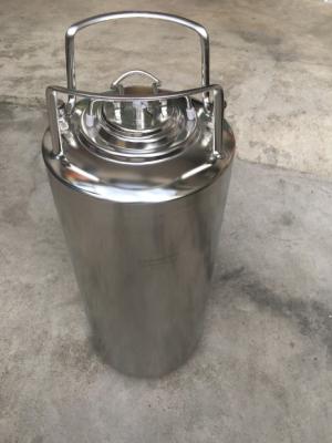 China Stainless steel ball lock keg with metal handle, 6L/9L,/10L/12L,/18.5L for home brew for sale