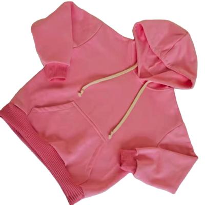 China Pure Long Sleeve Cotton Baby Zipper-up And Fall Color Fleece Fabric Sweater Tops With Hat for sale