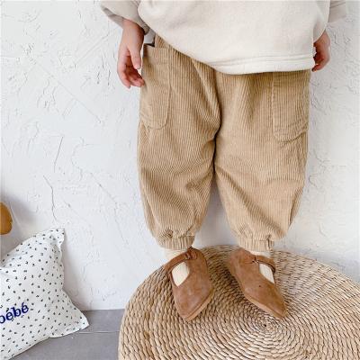 China High Quality Boys Winter Pants Casual Sports Pants Bands Warm Pants 0-3M for sale