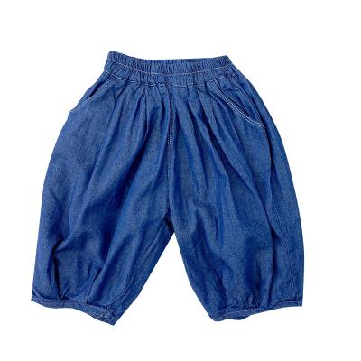 China New Breathable Kids Jeans Pants Loose Pants Unisex Denim Cotton Soft Harem Pants Hip Hop for sale