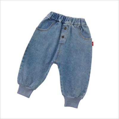 China 2020 new style comfortable viable jeans pants for girls solid color viable jeans for sale