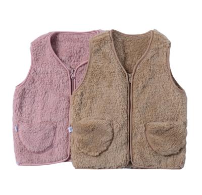 China Thicker Cotton+Polyester Fleece Infant Coat Breathable Wholesale Tour-City Collar Infant In Autumn Wintetr for sale