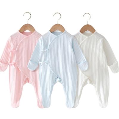 China Winter Knitted Regular Romper Baby Clean Design Baby Rompers Soft Cotton For Newborns for sale