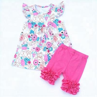 China Casual Newborn Baby Clothes Sets Fancy Shorts Outfits Sets For Cute Girls for sale