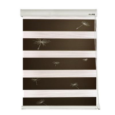 China Blackout Room Darkening Essential Double Shade Zebra Shades Blackout Roller Shades for sale