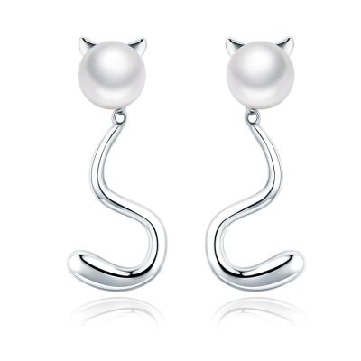 China Other BAGREER SCE363 Pearl Earrings Pearl Jewelry Dangle Earring for sale