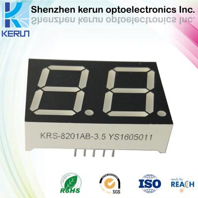 China Indoor High Quality Blue 0.8 Inch 2 Digit 7 Segment Led Countdown Timer Display 2 Digit for sale