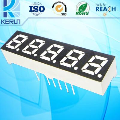 China Indoor Common Anode Cathode Red 5 Digit Led Display 7 Segment Led Display For 5 Digit Scale for sale