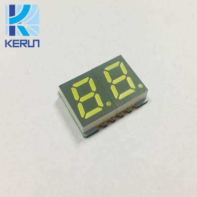 China Indoor common anode 2 digit 0.56 white 7 segments led smd display for sale