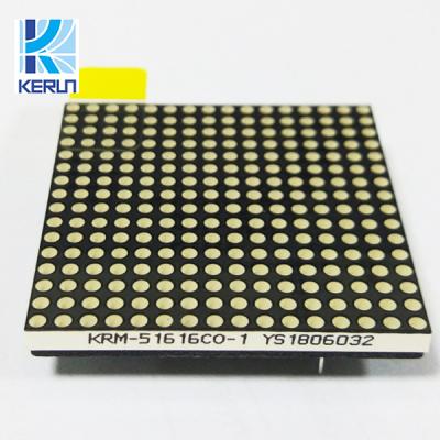 China Bus / Kerun Orange Station Matro Dot Matrix 16x16 Round Amber Led Display for sale