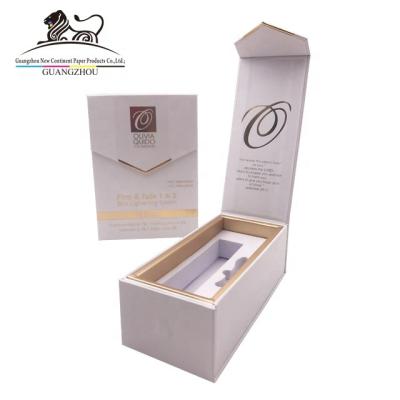 China OEM brand biodegradable high quality gift box for cosmetics packaing bottles box for sale