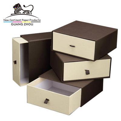 China Guangzhou Handmade Wholesale Customized Cardboard Gift Packaging Drawer Box For Wallet for sale