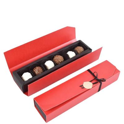 China Luxury Valentine Day For Gift Product Manufacturer Custom Square Hard Private Label Chocolate Box Paper Packaging Recyclable for sale