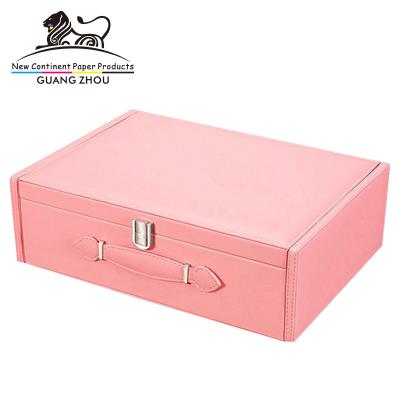 China Handmade Custom Printed Luxury Pink Cardboard Apparel Packaging Box For Women for sale