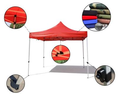 China Waterproof 2mx2m Premium Custom Garden Gazebo Folding Canopy Tent Outdoor Car Parking Shade Tent For Sale for sale