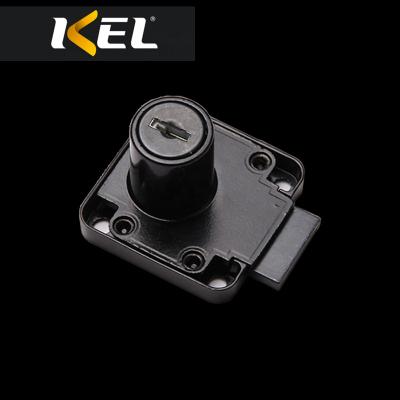 China New Modern Cabinet Locks Metal Furniture 138 Black Zinc Alloy Office Drawer Lock for sale