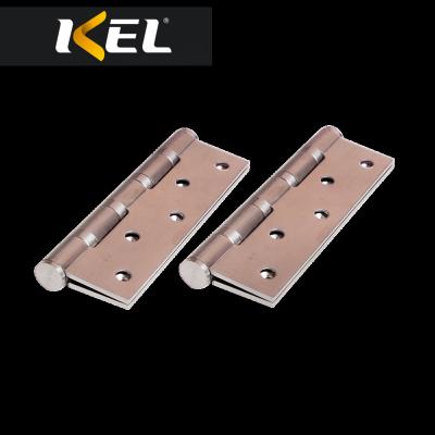 China Multi-size 4 Ball Bearing BB Stainless Steel Wooden Door End Hinges for sale