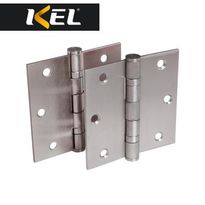 China New Fit Ball Bearing Kitchen Door Hinges Brass End Exterior Door Hinges for sale