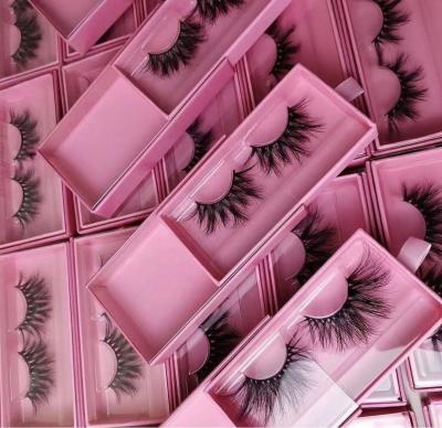 China Wholesale 3d 5d real natural soft mink lashes lashes lashes seller wholesale 20mm 25mm mink private label lashes 25 mm 3d mink eyelash for sale