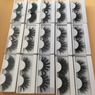 China Wholesale Natural Soft Seller Bulk Lashes3d Mink Eyelashes 3d 25mm Mink Eyelashes With Box Packing for sale