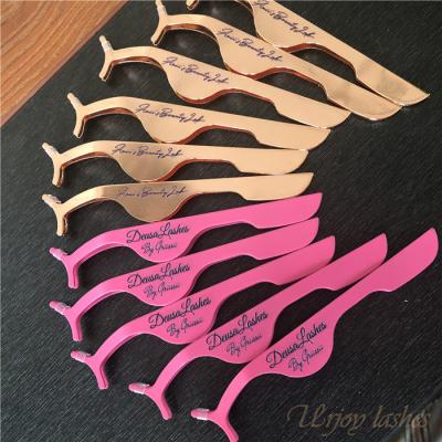 China Eye Makeup Best Seller Volume Eyelash Tweezers Volume Lash Tweezers Wick Applicator Wholesale for sale