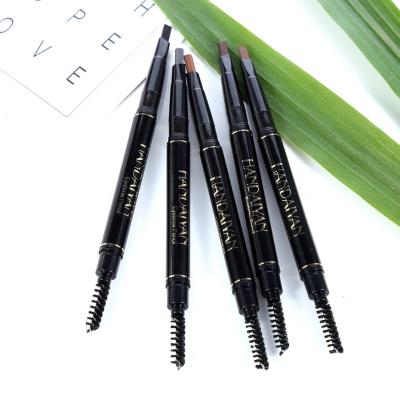 China New Automatic Double Head Natural Vegan Waterproof Tensing Waterproof Thin Eyebrow Pencil for sale