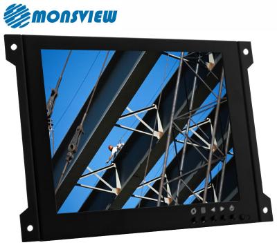 China Loudspeaker Kiosk Industrial Open Frame LED Backlight 8 Inch LCD Screen Monitor for sale