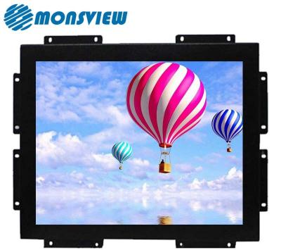 China Loudspeaker Outside Industrial Open Frame High Brightness 1000 Nits 10 Inch Square Screen Monitor for sale