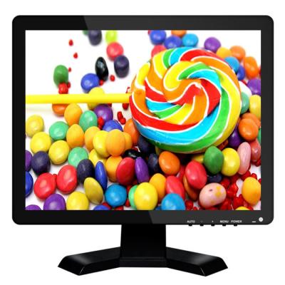 China Faster Reverse Speaker Wall Mount LED Backlight 17 Inch Square Screen Monitor for sale