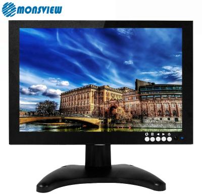 China High Resolution Speaker FHD 1920*1200 Computer Display 10.1 Inch LED Widescreen Monitor for sale