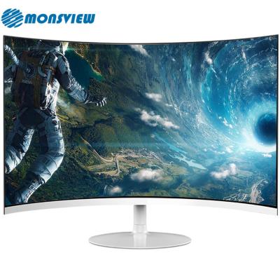 China Speaker Curved Screen Display 1080P Gaming Computer Monitor 23.6 Inch LED Monitor for sale