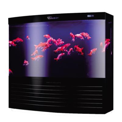 China Viable Aquatics Acrylic Aquarium Fish Tank Two Sided Filter Aquarium for sale