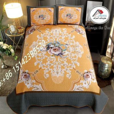 China Quilted Bedspreads Single King Size Bedspread Cotton Set for sale