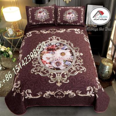 China Simple Custom Cotton Comforter Bedspread Bedspread Sets for sale