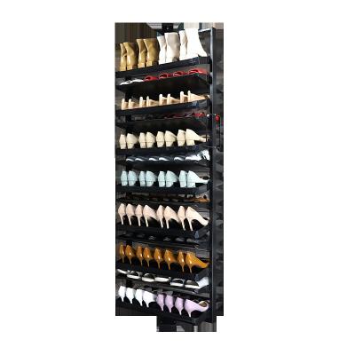 China Enlarge Space 100% Factory Direct New Style Storage Large 360 ​​Degree Rotating Shoe Rack for sale