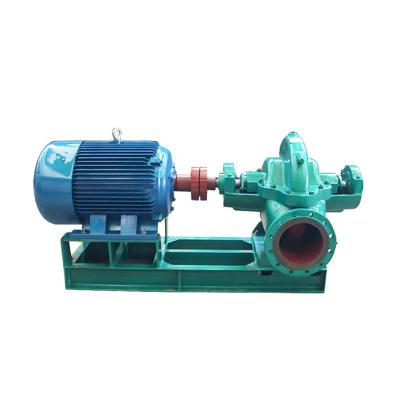 China Large Flow Case Double Suction High Volume Horizontal Split Centrifugal Pump For Irrigation for sale