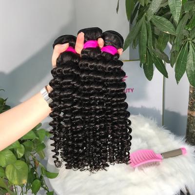 China Deep Wave Remy Natural Human Hair Extension, Cheap Brazilian Hair Weave Grade 11a Deep Wave Bundles, Raw Cuticle Aligned Virgin Hair Vendor for sale